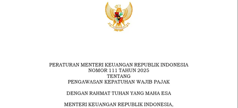 DJP Atur Ulang Pengawasan Wajib Pajak Melalui PMK 111/2025