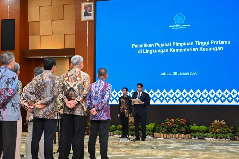 Purbaya Resmi Melantik 27 Pejabat Eselon II di Lingkungan Kementerian Keuangan